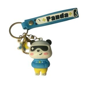 Panda Hometown Panda Keychain